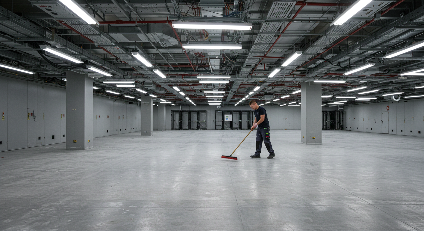 Cleared facility ready for handover